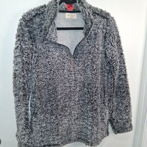 Weatherproof 1/4 Women's Gray Pullover